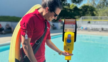 Save Your Skin Foundation installs free sunscreen dispensers at Foley beach, Rosseau waterfront : My Parry Sound Now