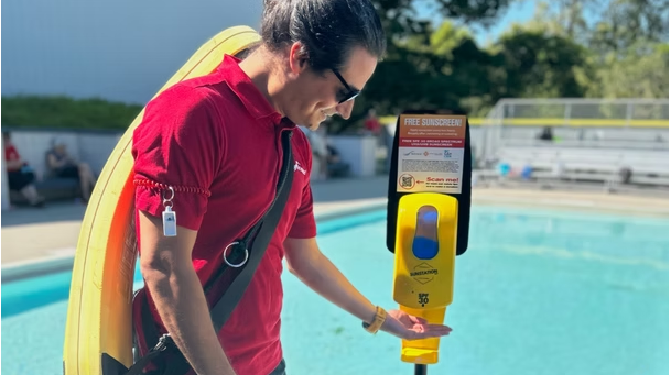 Save Your Skin Foundation installs free sunscreen dispensers at Foley beach, Rosseau waterfront : My Parry Sound Now