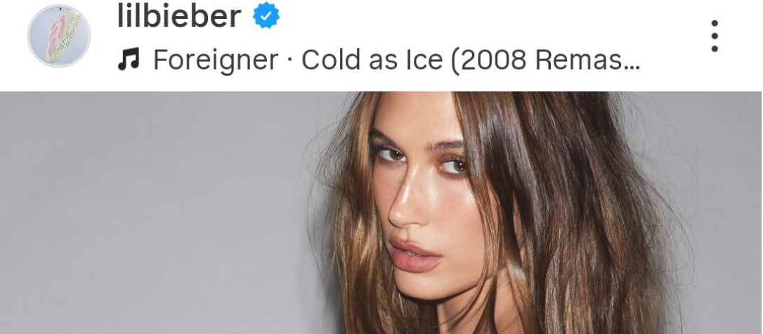 Justin Bieber Posts Some Eye-Popping Pictures of Wife Hailey Baldwin, Using Foreigner Song "Cold as Ice" as Soundtrack