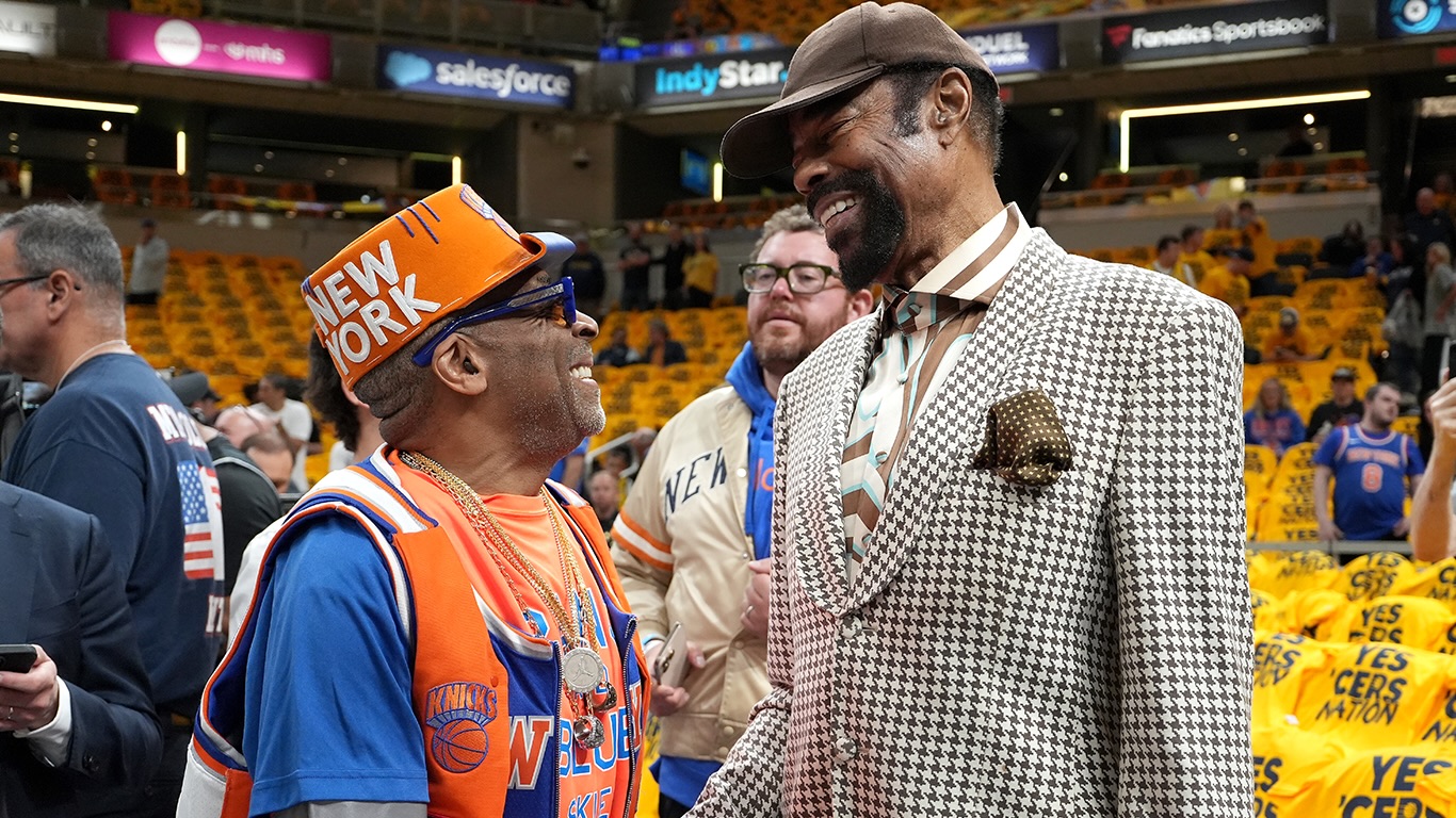Spike Lee & Walt 'Clyde' Frazier Join Stephen A. Ahead of NBA Finals Game 3