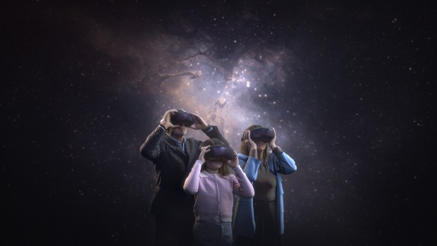 Developed over two years through a partnership between Fever and the Smithsonian Astrophysical Observatory, the exhibition allows guests to navigate simulations of celestial phenomena like supernovas and black holes, translating abstract scientific data into an accessible format for ages 10 and older (Courtesy Fever).