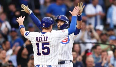 Chicago Cubs score seven runs in second inning as they hold off Colorado Rockies in victory