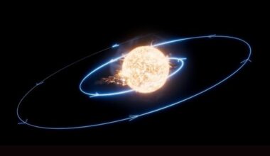 Star caught eating a planet 1,300 light-years from Earth