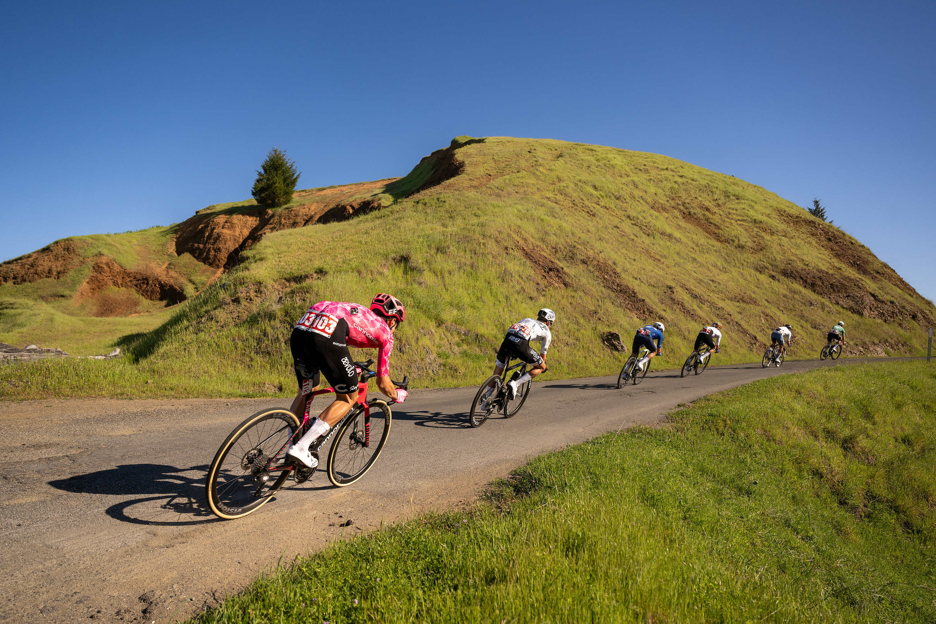 Pro riders competing in the 2025 Growler, part of Levi's...