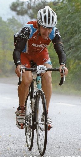 Giampaolo Pesce riding his bike. (Courtesy of Pesce family)
