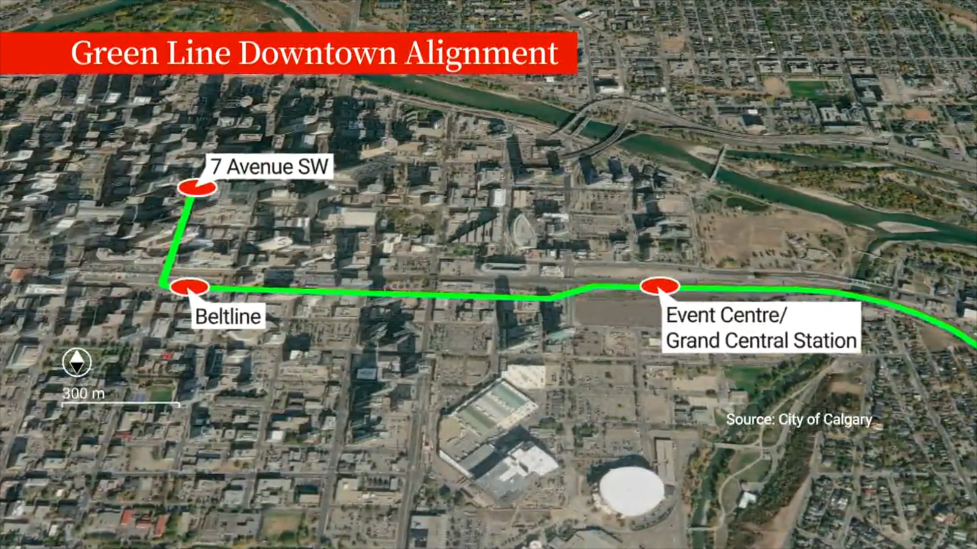 Click to play video: 'Decisions ‘not yet’ made on elevated Green Line downtown alignment as Calgary gathers feedback'