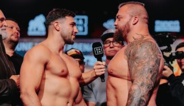 The Battle of Britain: Eddie Hall vs. Tommy Fury Weigh-In and Thoughts