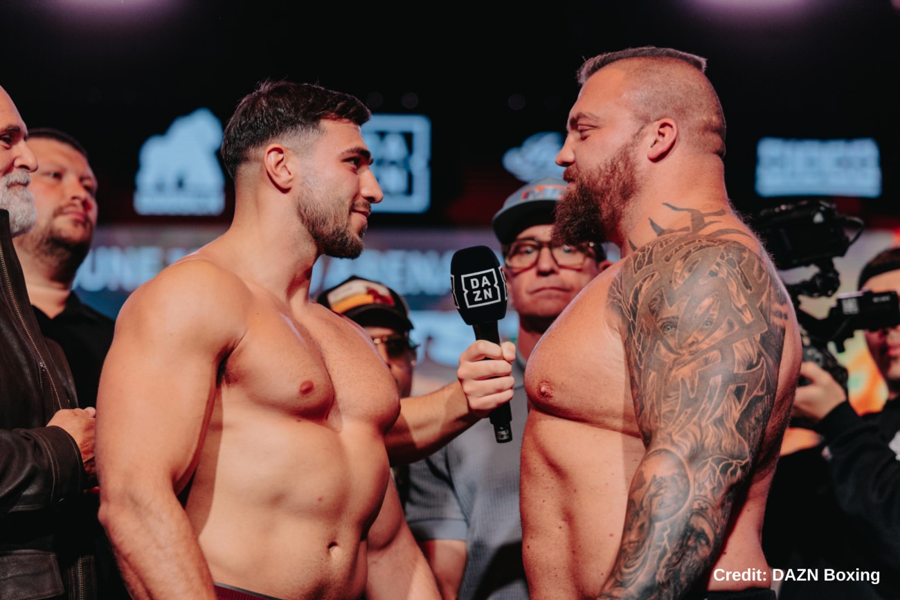 The Battle of Britain: Eddie Hall vs. Tommy Fury Weigh-In and Thoughts