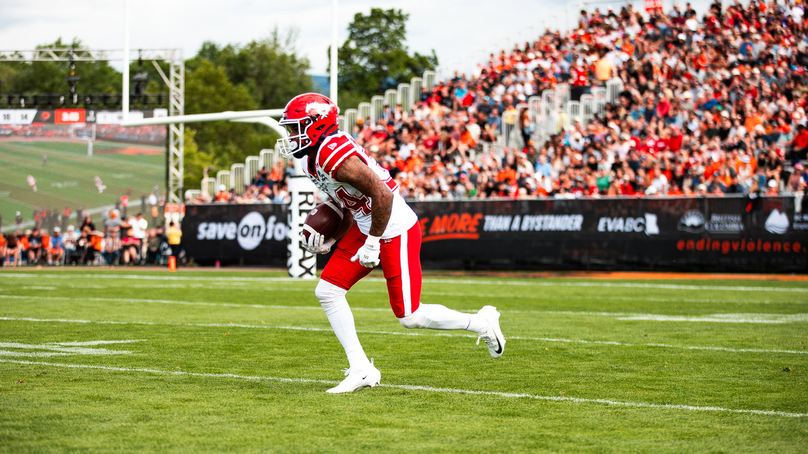 High five: how the Calgary Stampeders defeated the B.C. Lions in Kelowna