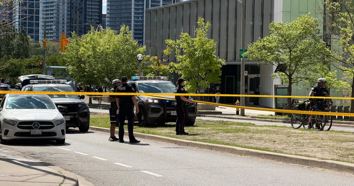 Suspect sought after man in Fort York shot