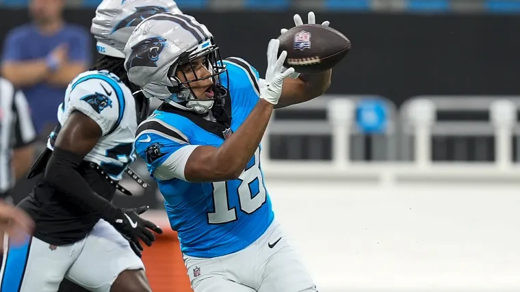 Report: Panthers, rising WR Jalen Coker agree on NFL contract extension image