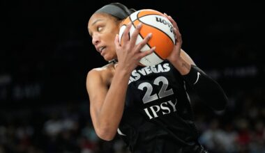 A’ja Wilson has WNBA first with 30 points, 15 rebounds, four steals, three blocks in Aces' win over Sky