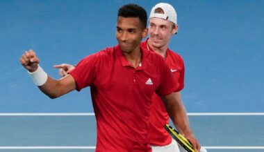 Canadians Auger-Aliassime, Shapovalov win first doubles match at Libema Open