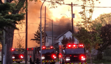 Disraeli Freeway reopens following early morning fire
