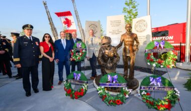 City of Brampton Unveils Brampton Fire and Emergency Services Fallen Firefighter Memorial