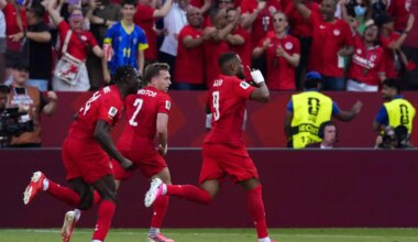 Brampton's Cyle Larin scores against Bosnia-Herzegovina in Canada's World Cup opener