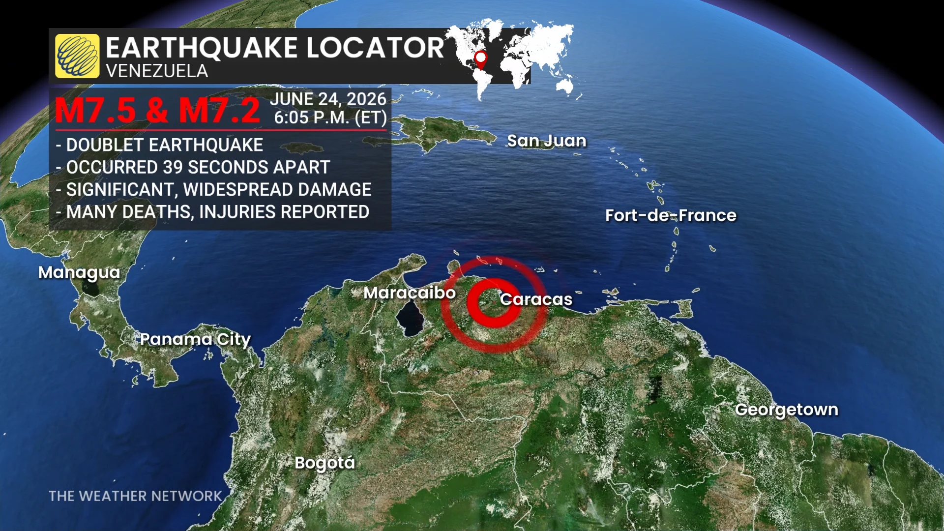 Venezuela Earthquake June 24 2026