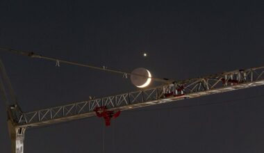 In pictures – last night's Venus and crescent Moon meeting stuns in images captured around the world