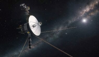 Voyager Probe in Deep Space