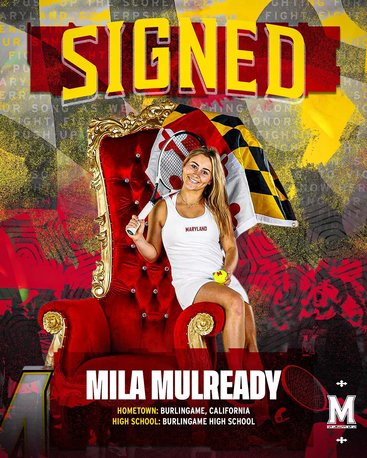 Mile Mulready Signing Day Graphic