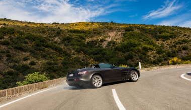 Watch a McLaren-Mercedes SLR Roadster Drift Monaco’s Hairpins Before F1 Qualifying
