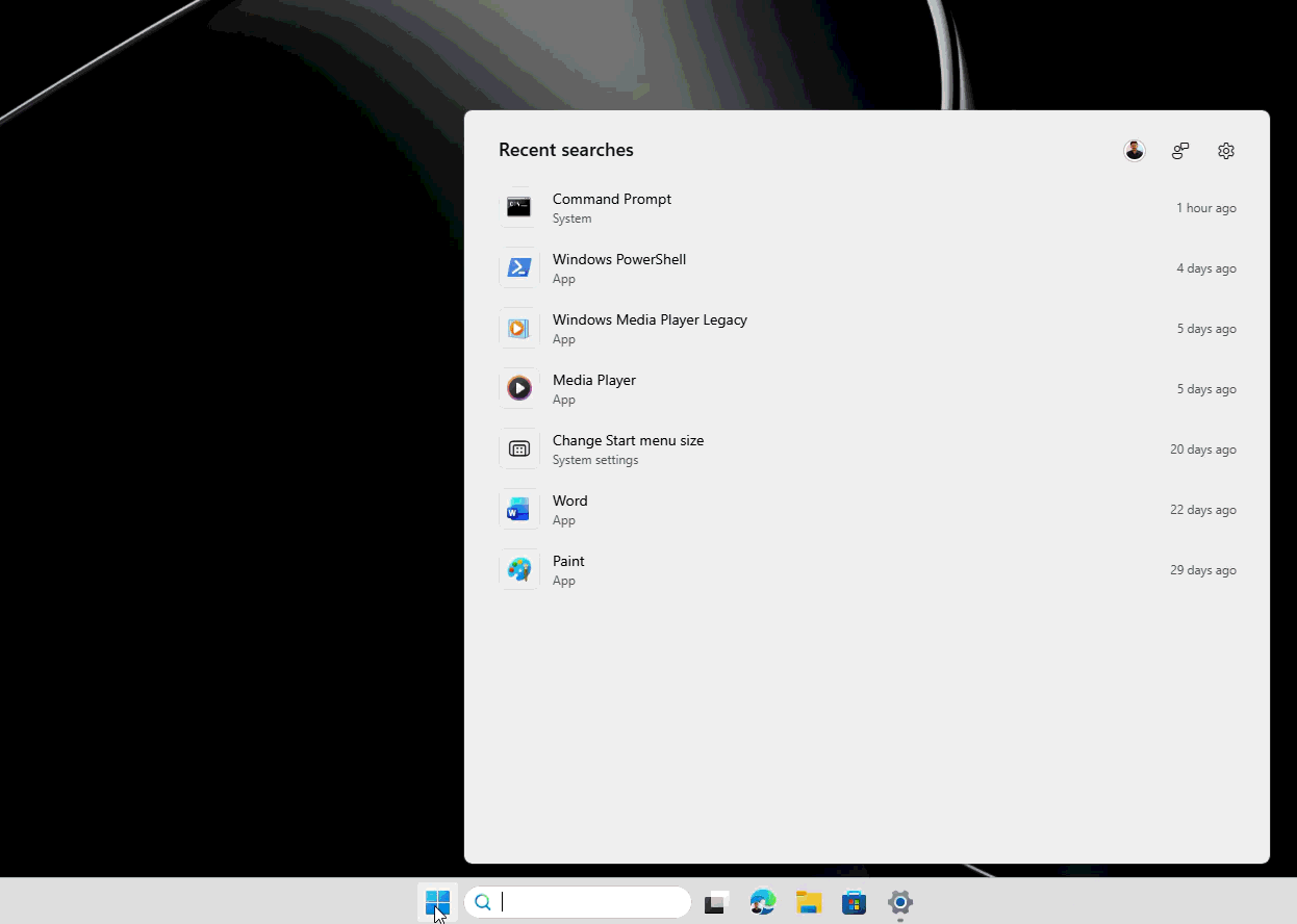 Windows Search opens very fast now