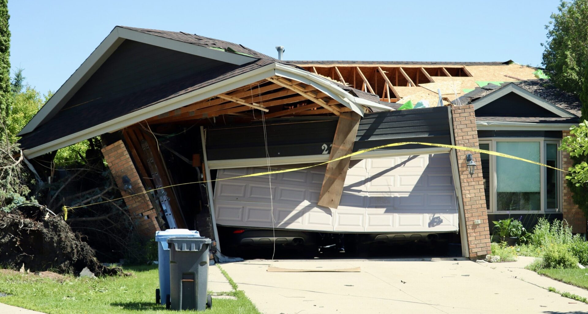Winnipeg storm rips through home, damages trees