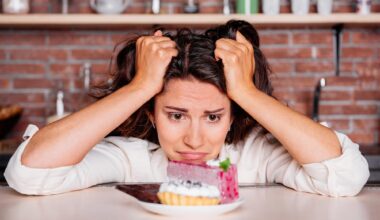 Woman Diet Craving Cake Dessert