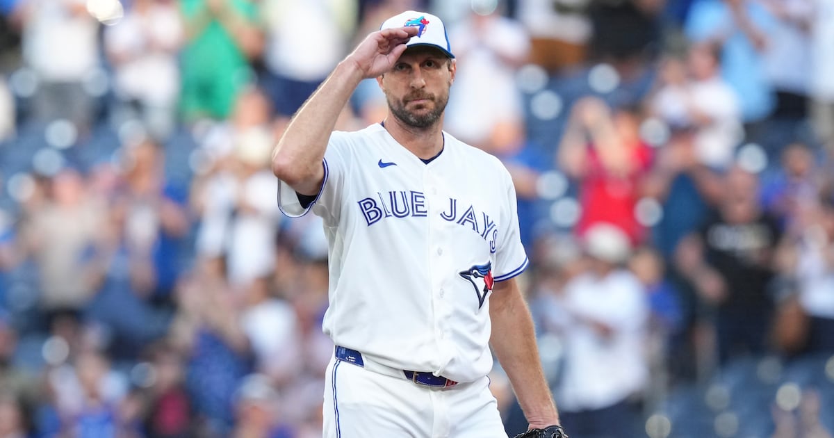 Max Scherzer reaches 3,500 strikeouts in return to Toronto Blue Jays