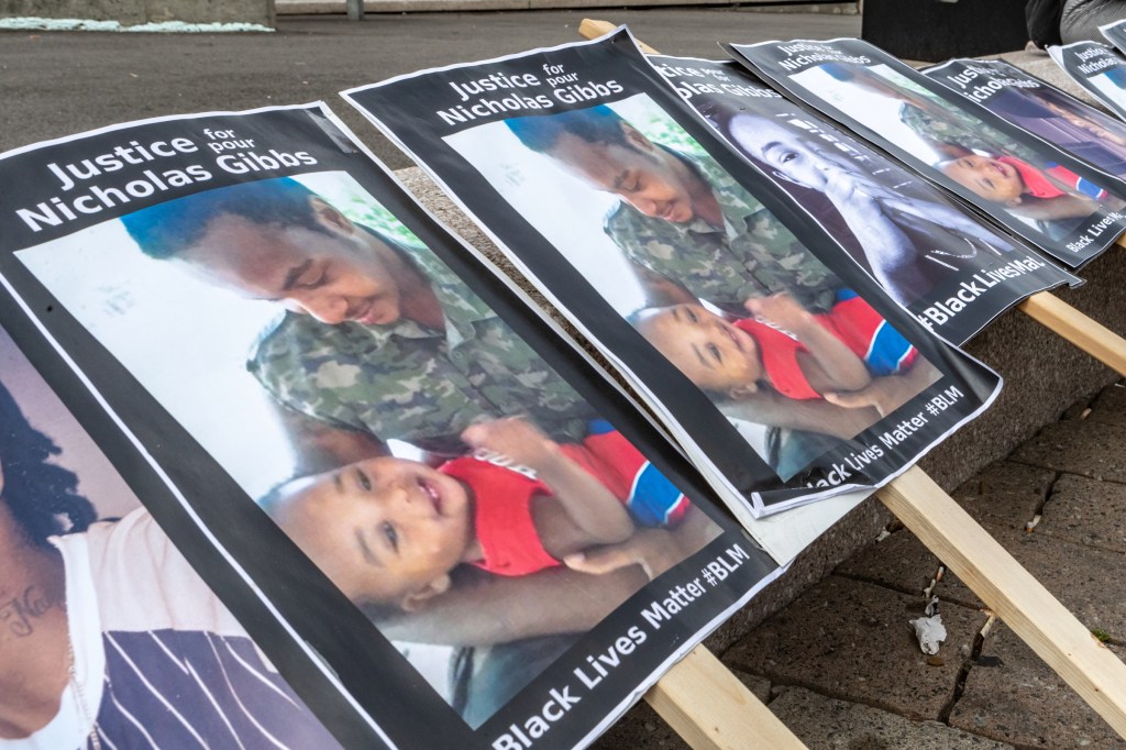 Montreal officer cleared of wrongdoing in Nicholas Gibbs shooting seeks $1.1 million in damages