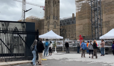 A look at the construction on Parliament Hill during Doors Open Ottawa