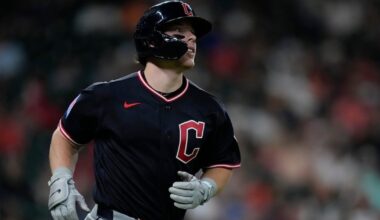 Rookie Travis Bazzana’s career night leads Cleveland Guardians to win over Houston Astros