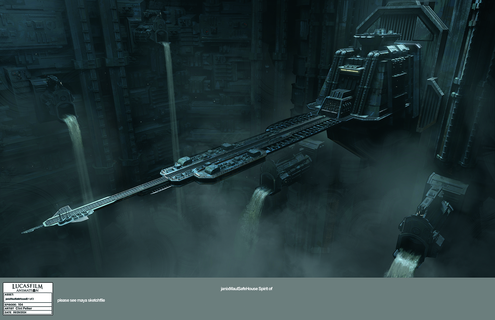 Star Wars: Maul &ndash; Shadow Lord concept art