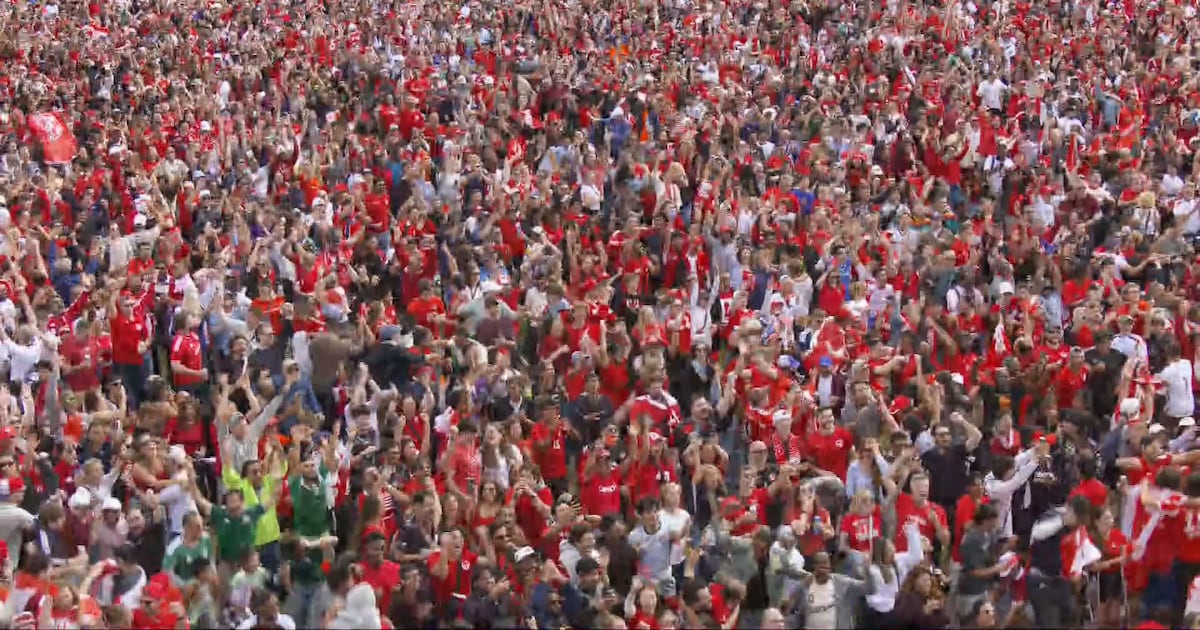 World Cup in Toronto: fans celebrate Canada’s first-ever World Cup win
