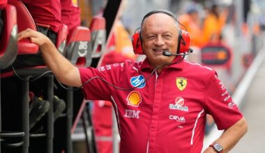 Ferrari team principal Fred Vasseur back at the track for Monaco Grand Prix after medical care
