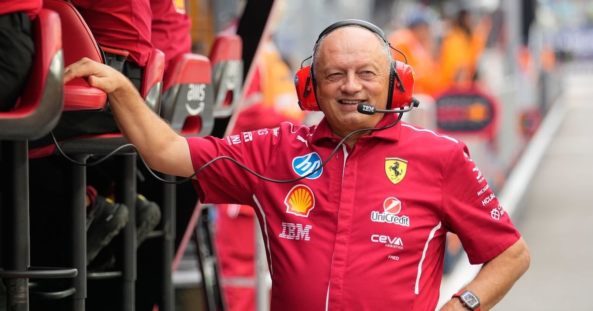 Ferrari team principal Fred Vasseur back at the track for Monaco Grand Prix after medical care