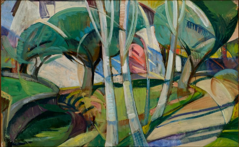 Cubist Trees by Mary Swanzy