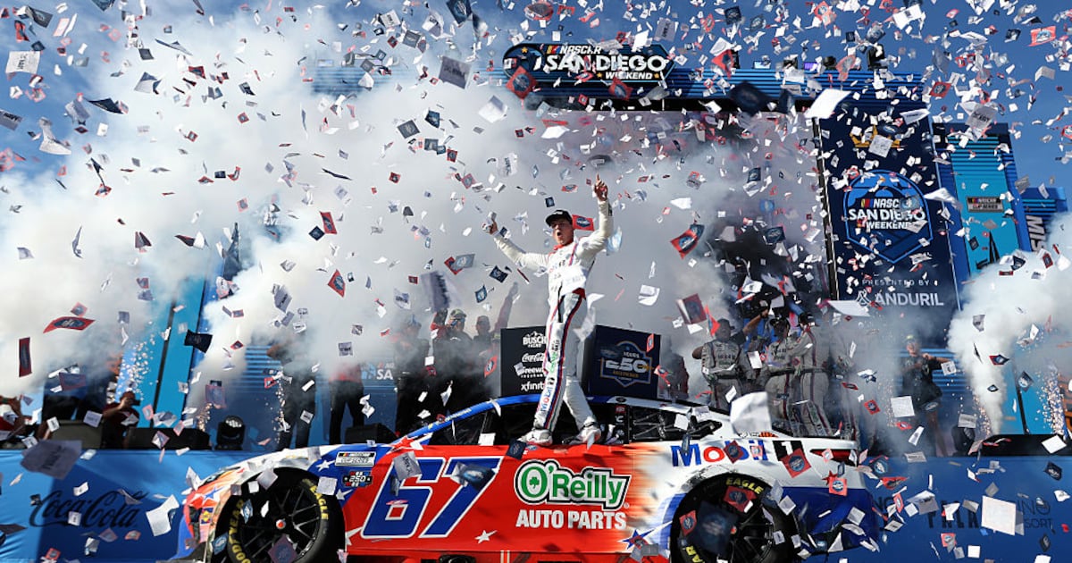 NASCAR’s inaugural San Diego race capped with improbable win
