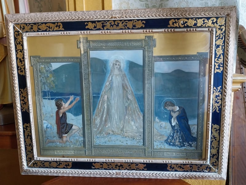 Madonna of the Lakes by John Lavery (€5,000-€10,000), for sale by Victor Mee auctioneers at the Sisters of Mercy convent, Newry