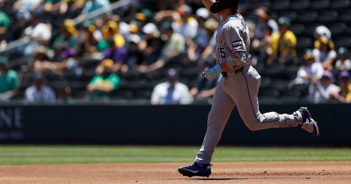 Colorado Rockies set club record with 29 runs scored in rout of A’s in Las Vegas heat