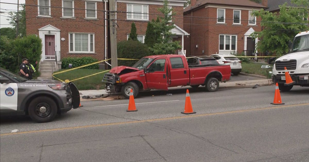 Toronto collision sends 3-year-old to hospital