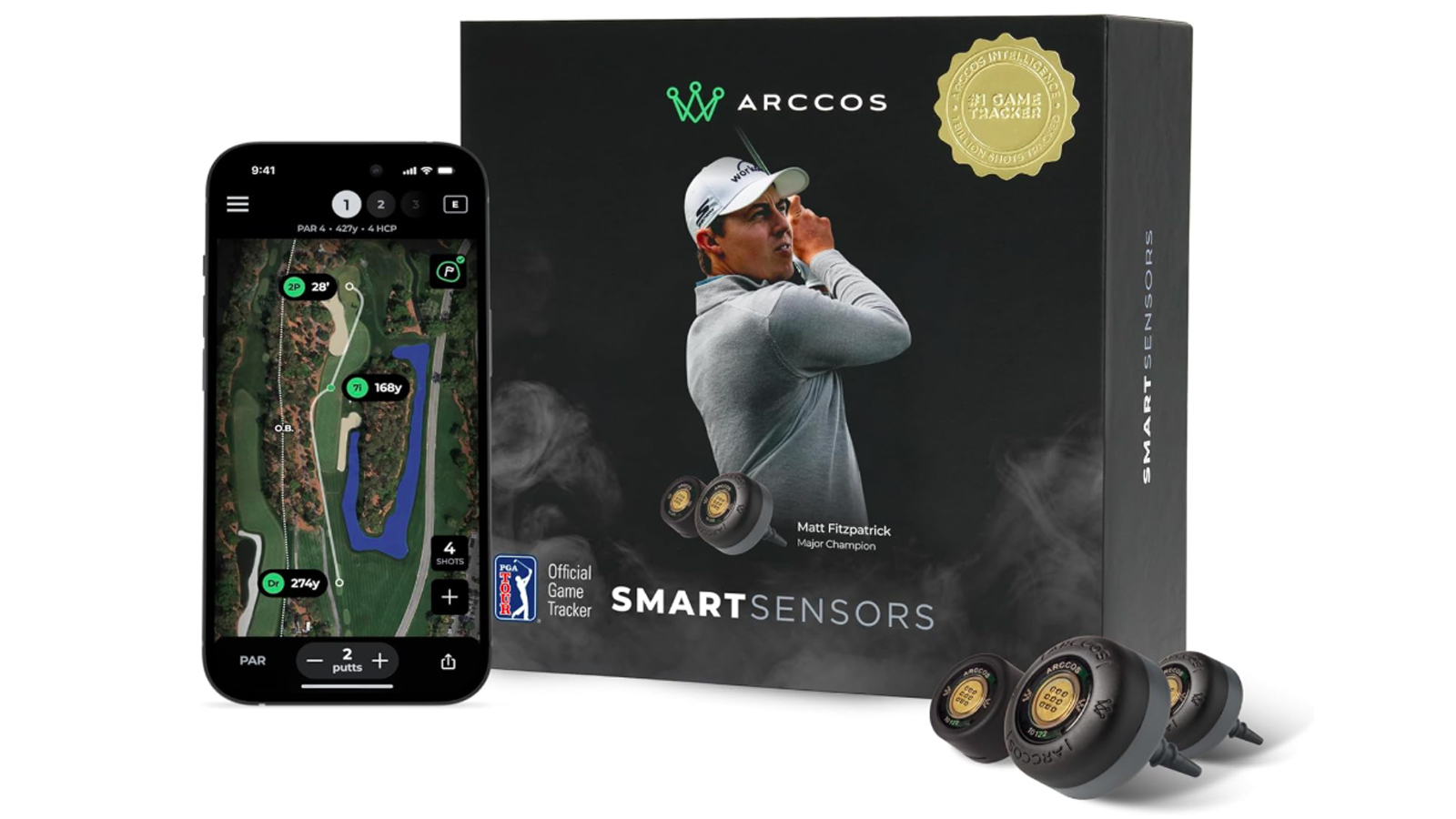 An Arcoss box with a phone next to it