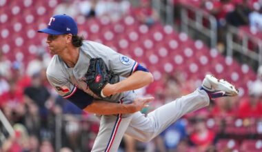 Jacob deGrom earns 100th career win on fourth try as Rangers top Cardinals