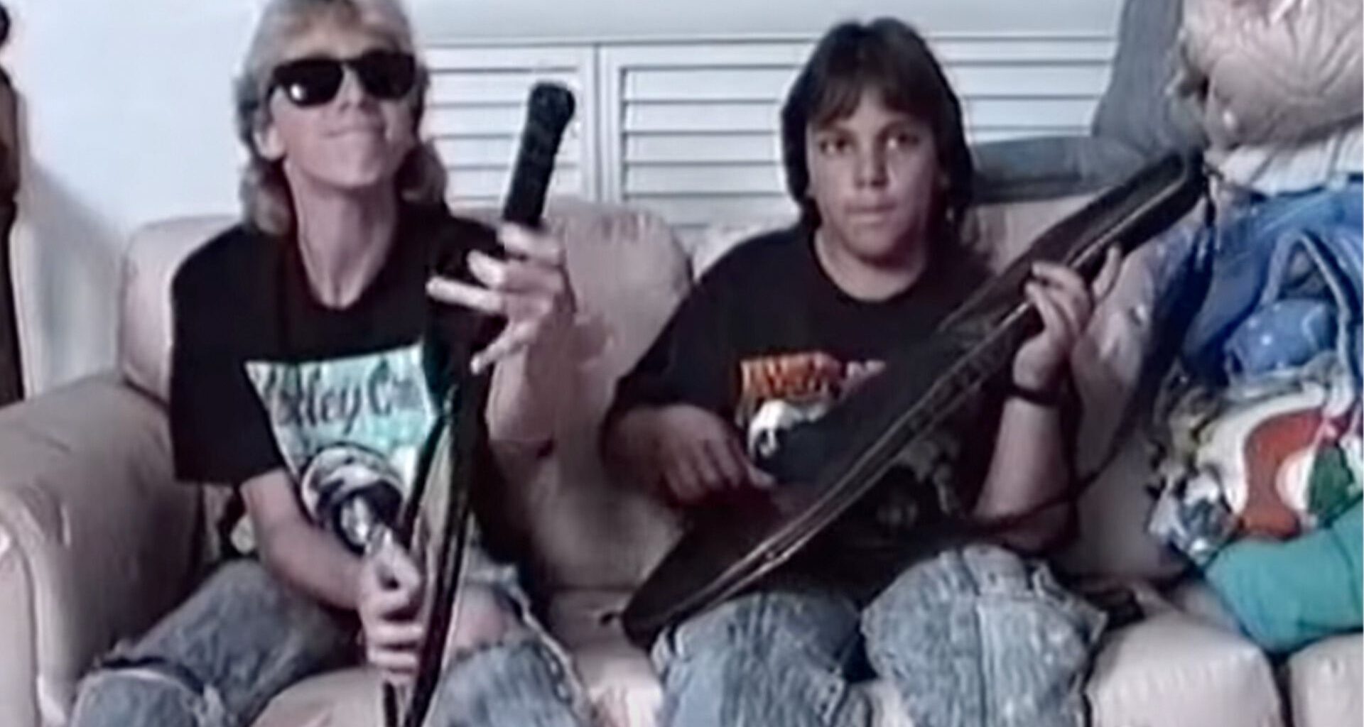 Two teenagers make a Metallica video in 1989
