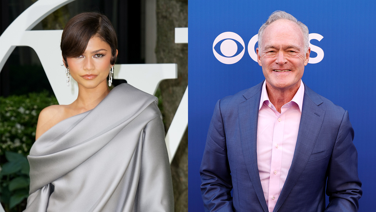 Zendaya and Scott Pelley