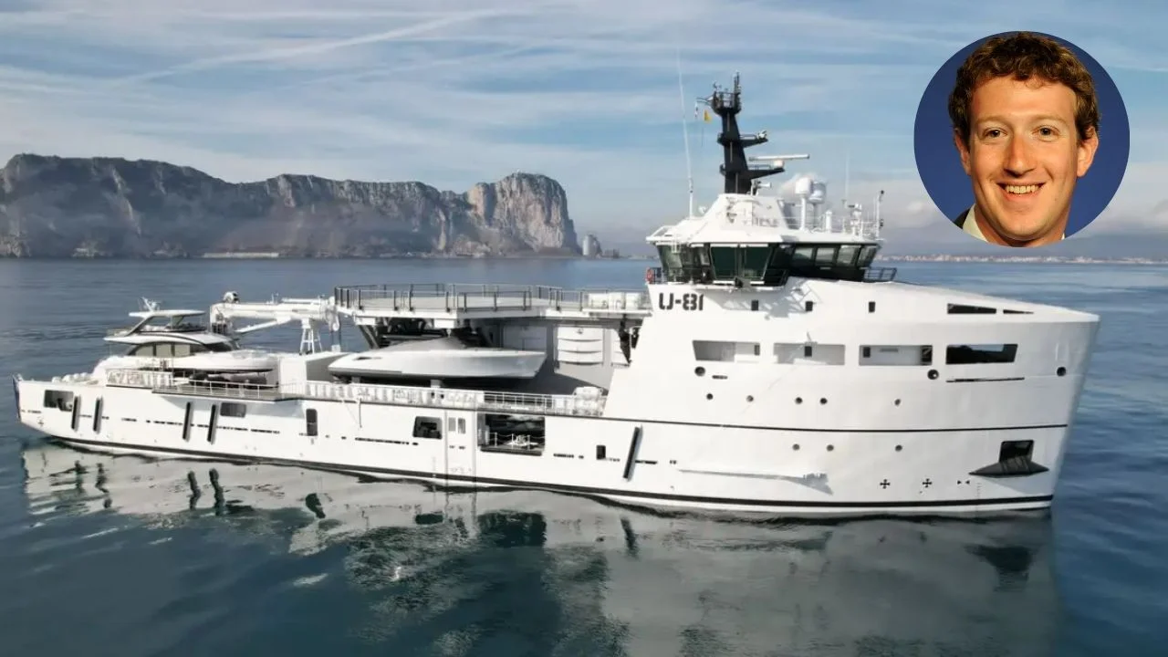 How Mark Zuckerberg's $100M support yacht differs from a superyacht with its unusual features such as a basketball court