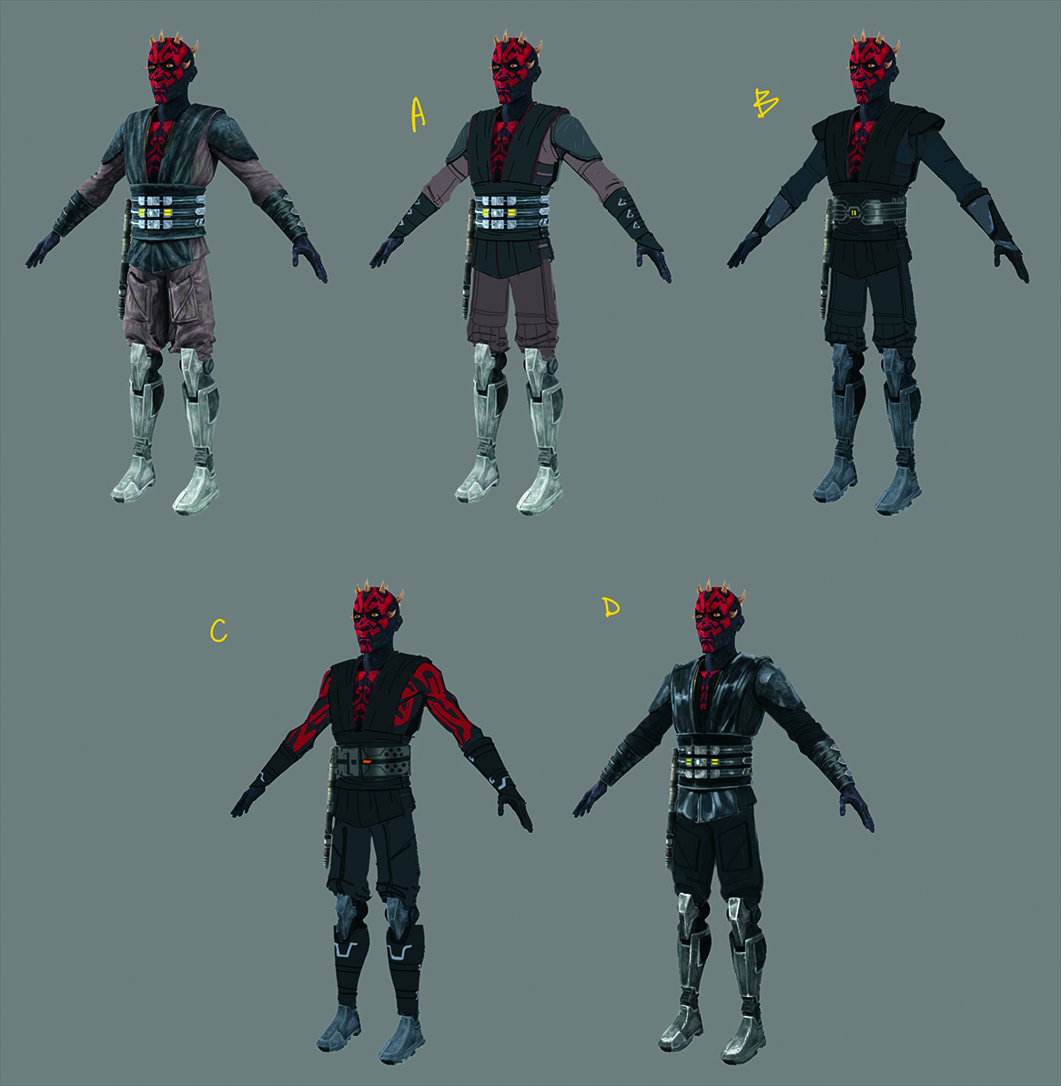 Star Wars: Maul – Shadow Lord concept art