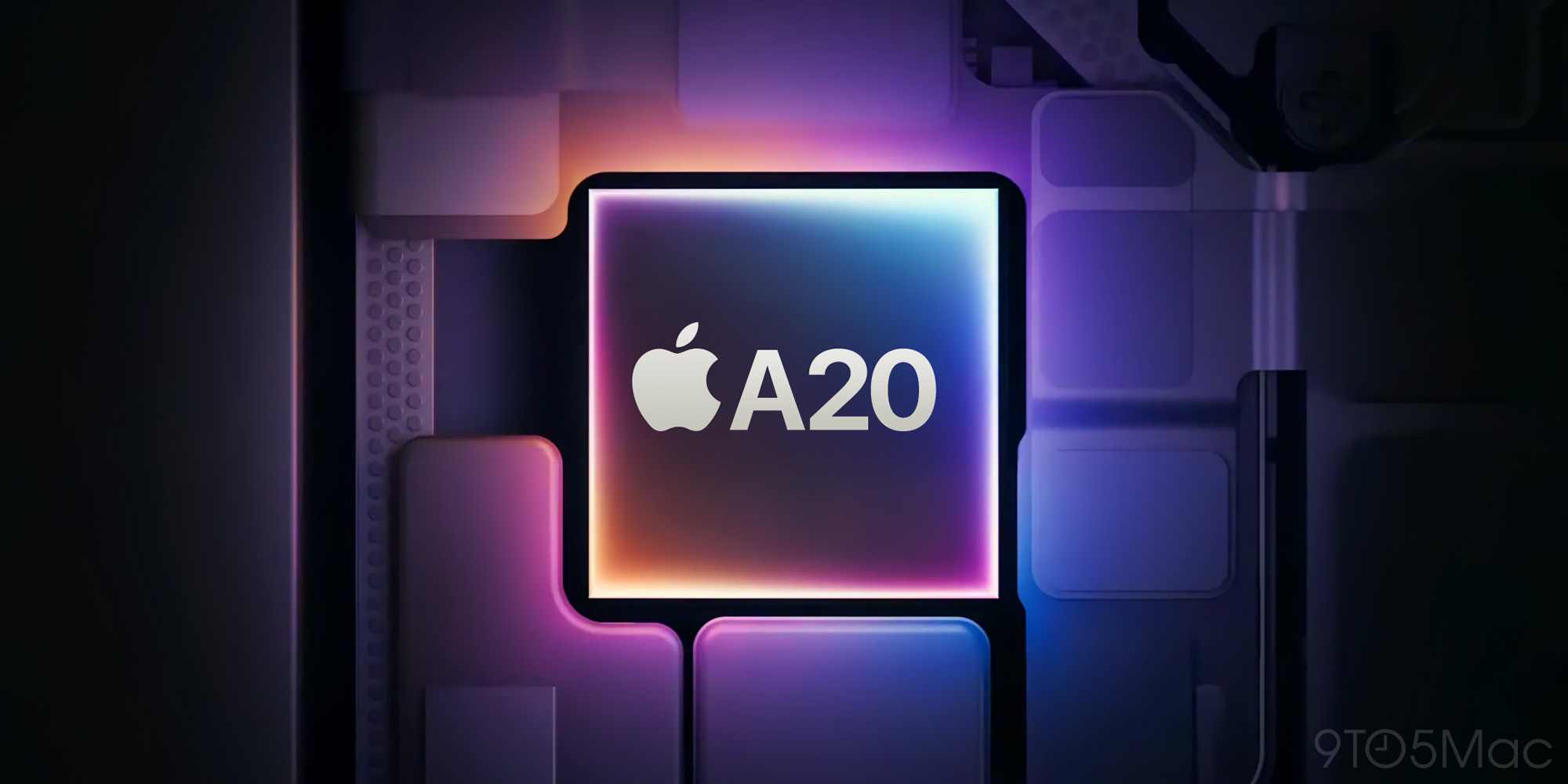 Three takeouts from the Apple chip report, with one worrying prospect | Graphic showing an Apple A20 chip