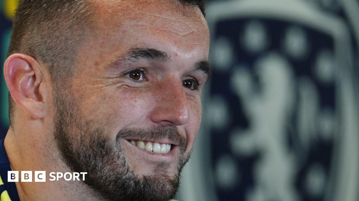 John McGinn in a Scotland press conference