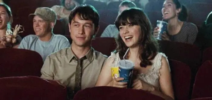 Zooey Deschanel and Joseph Gordon-Levitt in "500 Days of Summer"